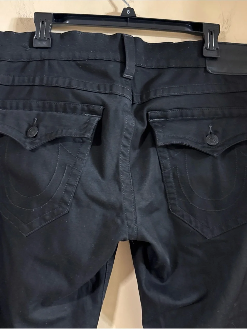 True religion jeans mens black 34x32